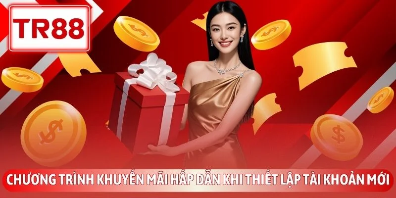 Chương trình khuyến mãi hấp dẫn khi thiết lập tài khoản mới