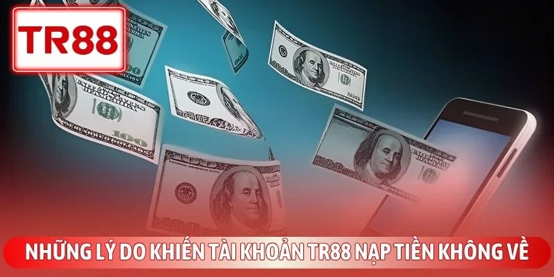 Cách Xử Lý Lỗi TR88 Nạp Tiền Không Về Nhanh Nhất 2 Những lý do khiến tài khoản TR88 nạp tiền không về